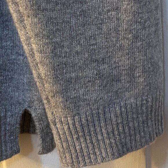 NEW Repeat 100% Cashmere Women Sz S Gray Sweater Pullover "To The Moon and Back" - Picture 6 of 11
